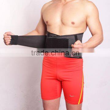 Elastic back waist support with steel stay for men fitness training