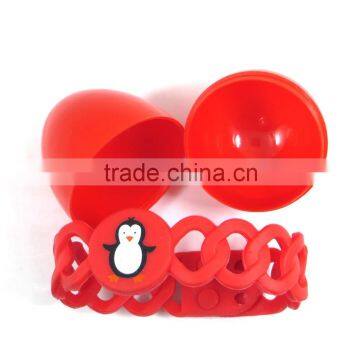 Promotion Gift Newest Design Silicone Bracelet In Plastic Egg photo-3