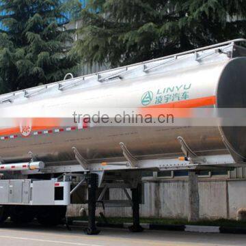 CIMC LINYU 45CBM 3 Axles Fuel Tank Semi Trailer photo-2