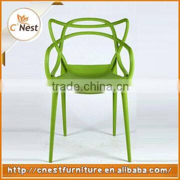 Stackable White Dining 3v Plastic Chair