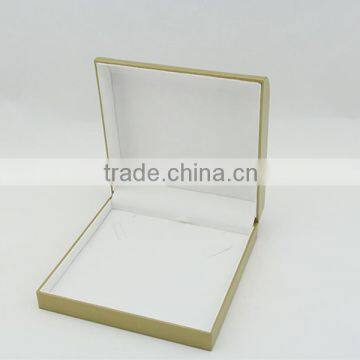 Luxury Handmade gold Velvet Lining Plastic Jewelry Boxes