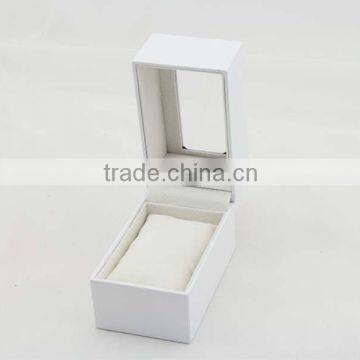 Customized small white sigle watch box