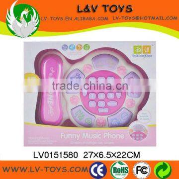 LV0151575 B/O Spanish English Baby White Organ With IC Light Music Sound