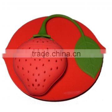 strawberry shape Silicone tea infusers