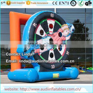 Wholesale Inflatable soccer dart board for kids