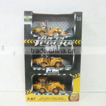 2010 year 1:87 p/b construction metal car 3pcs/box