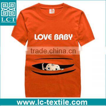 Customized hot selling cute design long t shirt for promotional