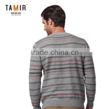 Men Knitting Pattern Cashmere Sweater, Fashion Winter Jacquard Sweater photo-2
