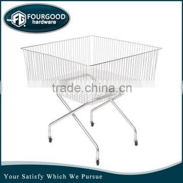 Metal Oem European Style Shopping Cart