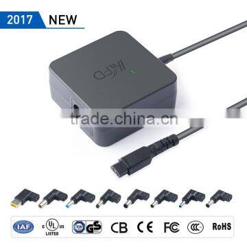 2017 GS CB certified 65W Universal adapters slim adapter with 8standard tips