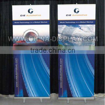 Advertising display portable pull up banner aluminum roll up stand