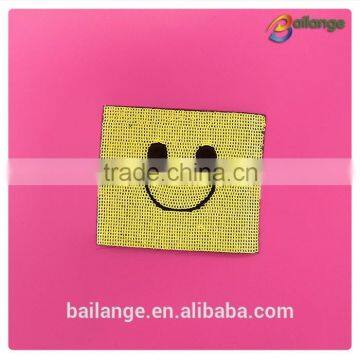 Delicate Style Wholesale Small Size Smile Sequin Embroidery Patches