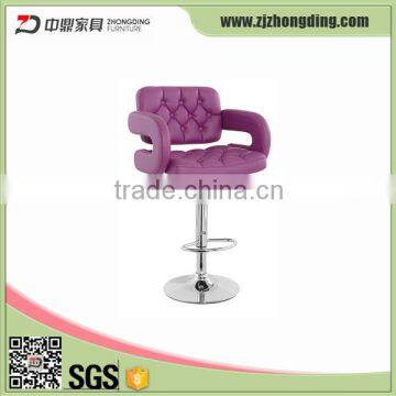 ZD-8064 Comfortable Back Bar Stool,bar Chair With Armrest