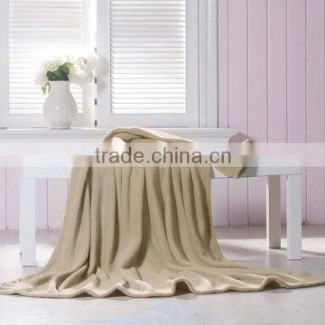 Solid color cheap super soft fleece blankets