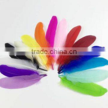 beautiful 15-20 cm 6-8 inches Mixed color goose feather