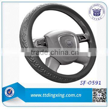 popular classic PVC/PU 14 inch steering wheel covers