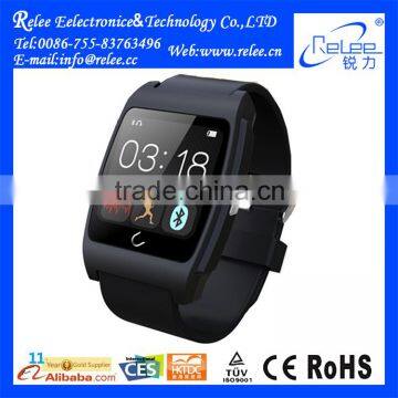 Android bluetooth 4.0 version smart watch with heart rate monitor