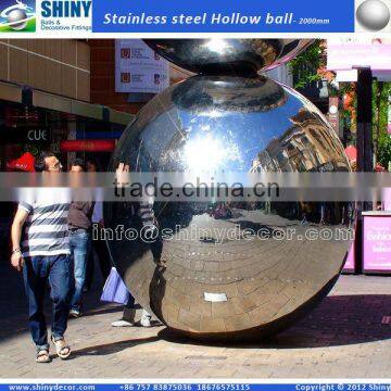 2500mm large stainless steel hollow ball