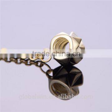 Factory Direct Supply Silver Tube 925 Sterling Silver Charm European Bead New Design Safety Chain for DIY Bracelet A006 photo-5