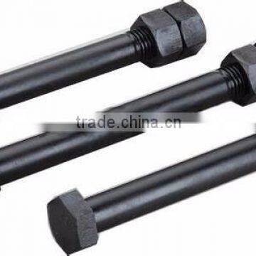 Black Double Threaded Stud Bolt And Nut Made in China photo-5