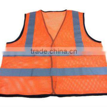 reflective safety vest/polyester hi-vis vest/cheap reflective vest