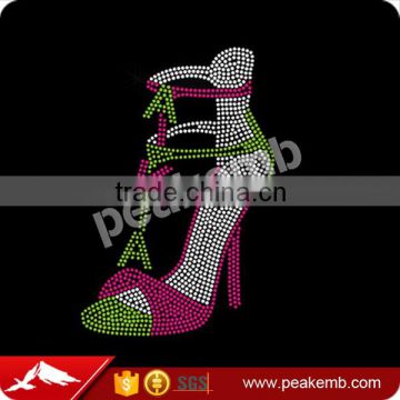 Beautiful AKA Sorority Shoes Hot Fix Rhinestone Machine for Clothing