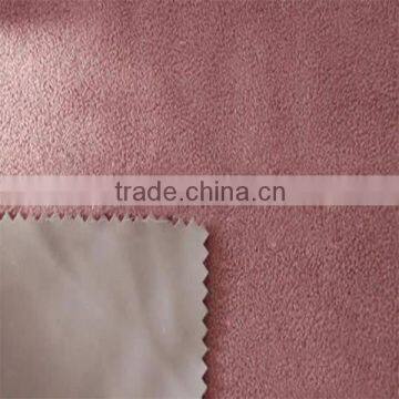 100% Polyester Manufacture Bonded Composite Plush Fabric for Sofa for Home Textile photo-4