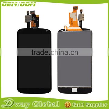 Spare parts lcd screen display touch digitizer assembly replacement for LG Optimus E960 Google Nexus 4 E960 lcd display