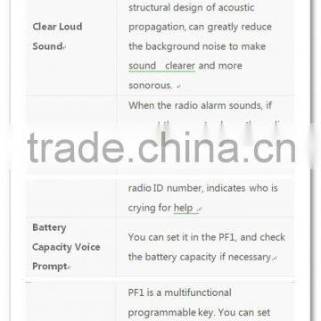 TESUNHO TH-360 Orange Contrast Colour 5watts Handheld Walkie Talkie Two Way Radio photo-3