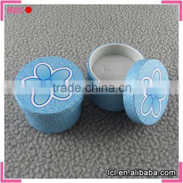 Printed paper round box, low price paper ring box