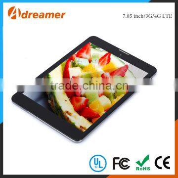 Built-in microphone and 4000mah battery 7.85 inch smart pc tablet with camera