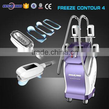 New Products 2016 Four Cryo Handle Cryotherapy Cold Body Sculpting Machine with Hot and Cold Circulation System