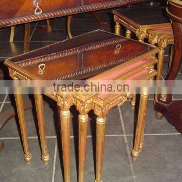 French Gold Nest of Tables photo-2