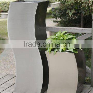 Fashion Design Stainless Steel Bonsai Container and Flowers Pots photo-2