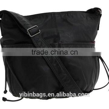 Fashion Design Canvas Black Messenger Bag/Shoulder Bag SDB002