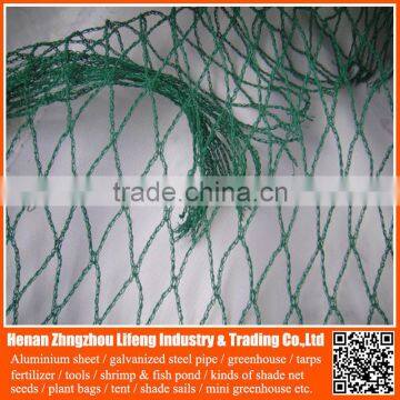 best selling 100% virgin hdpe / pe net , plastic knitted vineyard anti bird netting