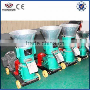 animal feed pellet press machine/flat die animal feed pelleting machine/corn flour pellet maker