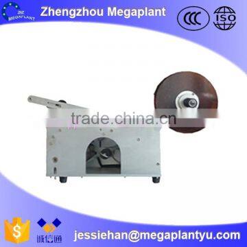 semi automatic hot melt glue flat and round bottle labeling machine