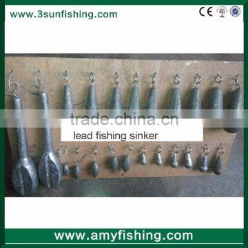Customized Design Casting Pear Sinker High Quality Lead Sheet for Sinker Diving Weight
