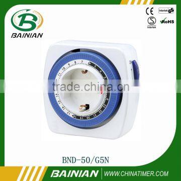 Germany timer socket mechanical timer switch