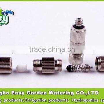 Anti drip Fog Mist Nozzle with filter, High pressure mist cooling nozzle. Brass nozzle. Mist cooling products