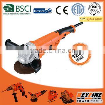 KEYFINE 1200w 125mm protect guard keyless guard angle grinder with long handle