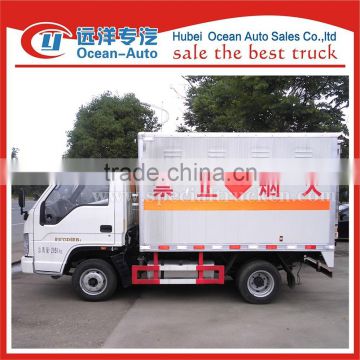 2tons small explosive transportation truck with forland brand chassis