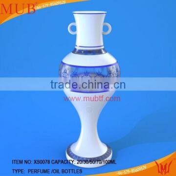 postiche blue and white porcelain perfume bottle