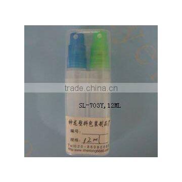 Colorful 12ml plastic empty perfume atomizer