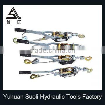 Manufacturing 2T Stationary Cable Puller With Double Gear Double Hook photo-6