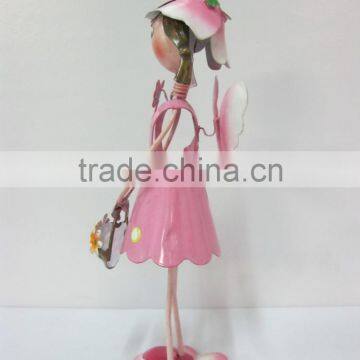 Garden Flower Fairy Painted Iron Flower Fairy Garden Decoration photo-4