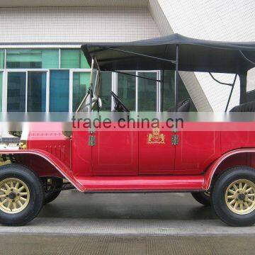 Graceful Antique 48V Golf Course Electric Passenger Vintage Car With Door photo-4