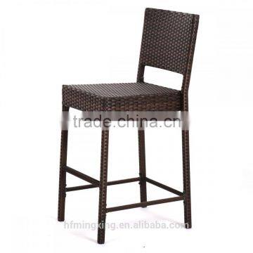2 Pcs Outdoor All Weather Brown Wicker Chairs photo-2