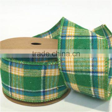 2016 Hot Sale Cotton Linen Chequer for Flower Packing photo-3